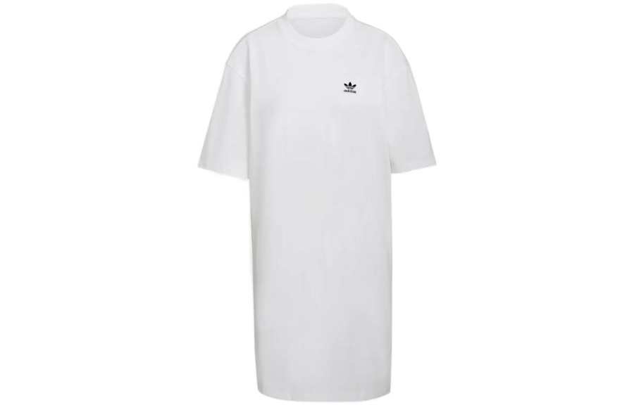 Adidas Originals Short Sleeved Dress Women's White