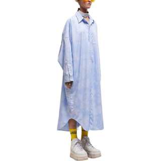 R13 Long Sleeved Dress Women's Powder Blue