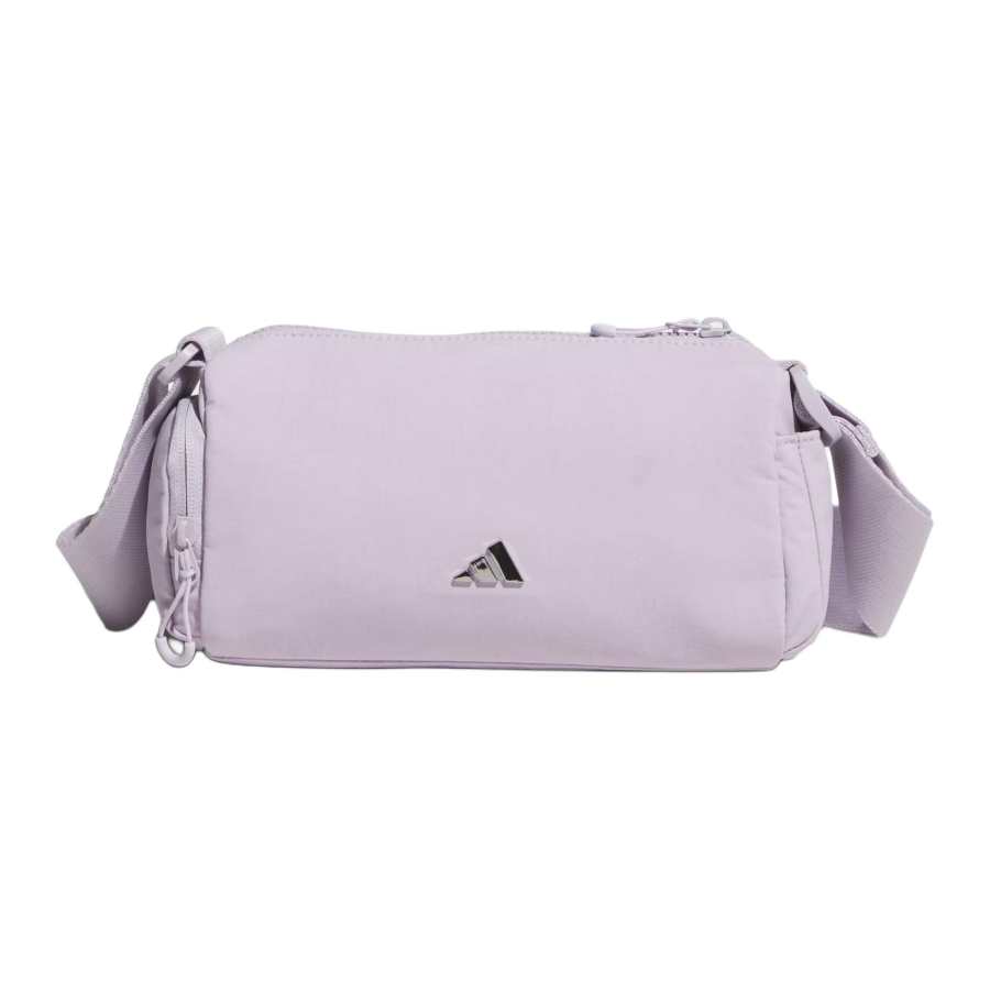 Adidas Adidas Recycled Polyester Shoulder Bag, Crossbody Bag Women's Light Purple