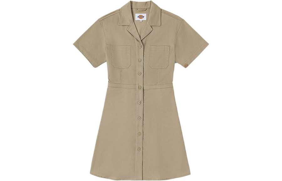 Dickies Short Sleeved Dress Women's Sand