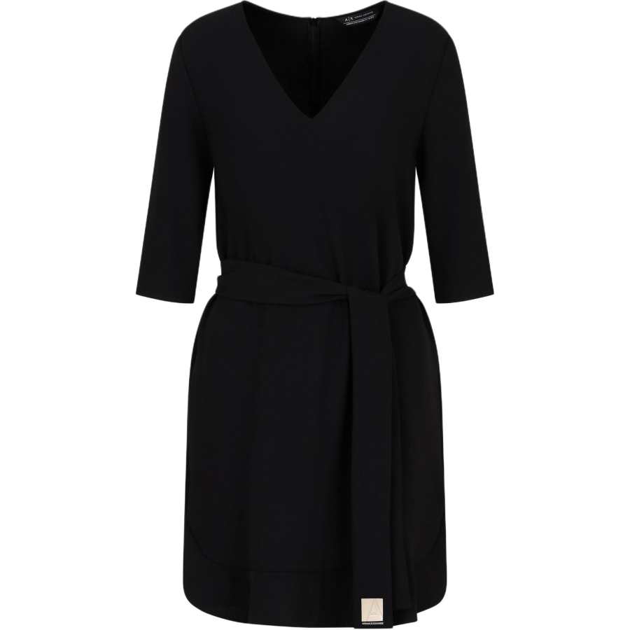 ARMANI EXCHANGE ARMANI EXCHANGEAE FW24 Long Sleeved Dress Women's Black