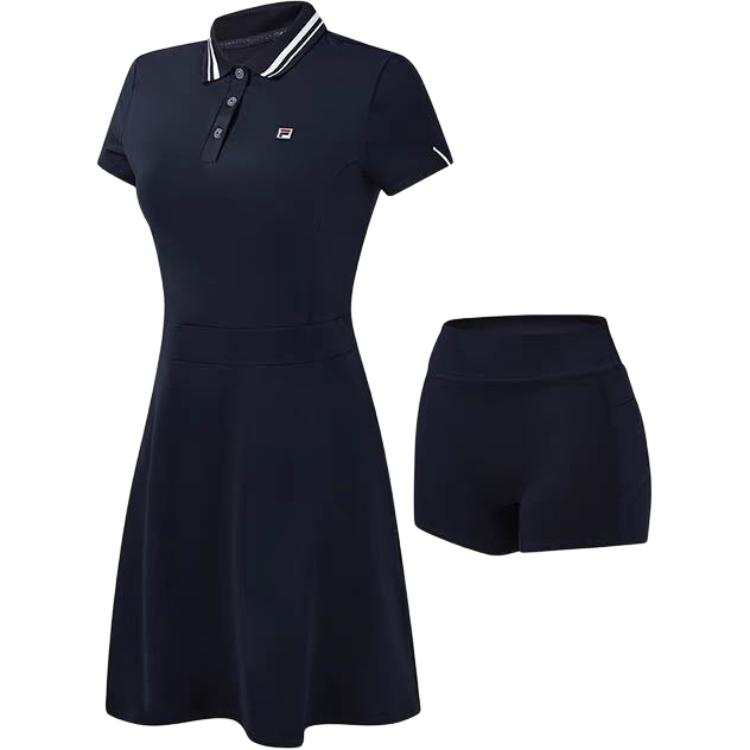 FILA Short Sleeved Dress Women's RD Royal Blue