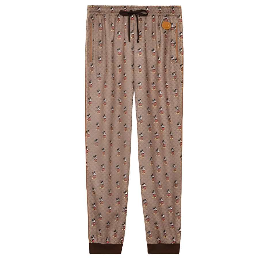 GUCCI x Disney FW22 Knitted Sweatpants Women's Brown