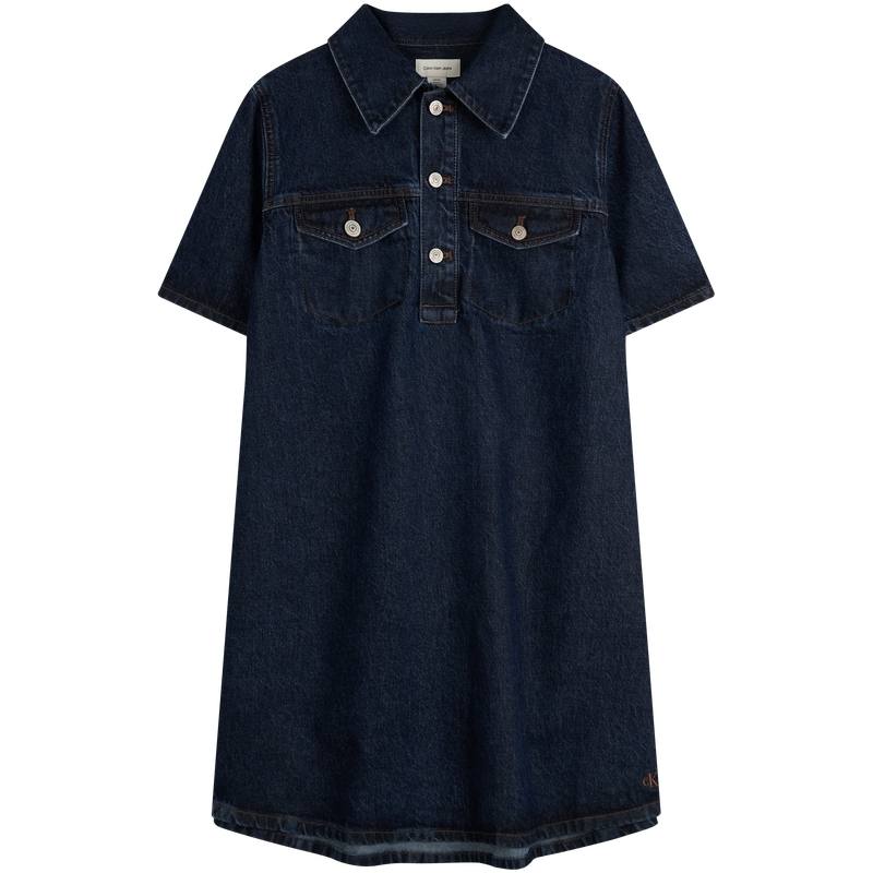 CALVIN KLEIN SS25 Short Sleeved Dress Women's
