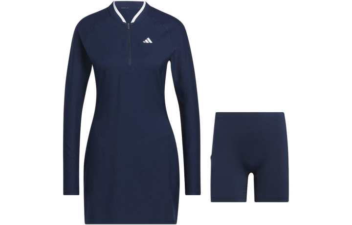 Adidas Adidas Long Sleeved Dress Japan Version Women's Dark Blue