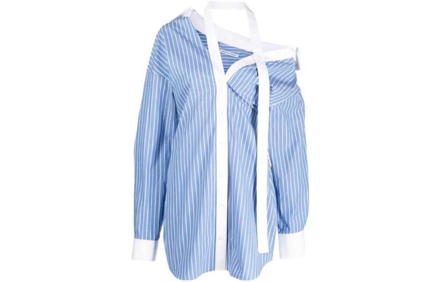 Alexander Wang Long Sleeved Dress Women's Blue