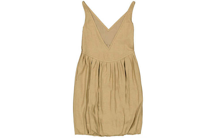 Burberry Sleeveless Dress Women's Honey