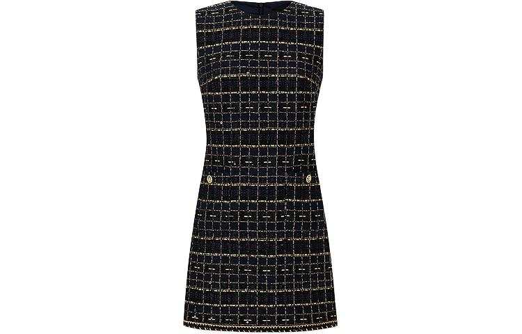 KARL LAGERFELD / Karl Lagerfeld Jeans Sleeveless Dress Women's Black Gold