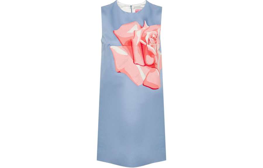 KENZO SS24 Sleeveless Dress Women's Cornflower Blue