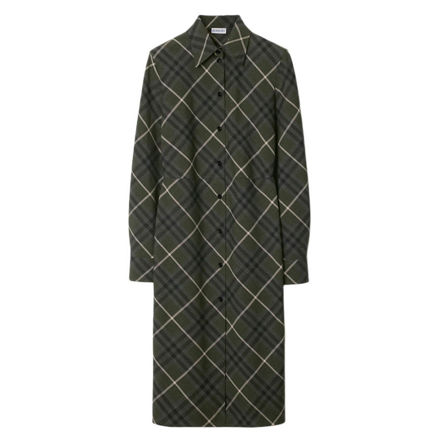 Burberry check-print shirt dress