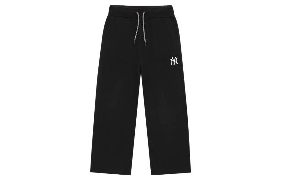 MLB Preppy Style Collection New York Yankees Knitted Sweatpants Women's Black