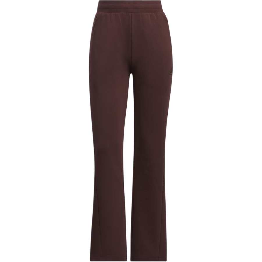 Adidas Adidas FW24 DOUBLEKNIT FLARE Knitted Sweatpants Women's Dark Gray Brown