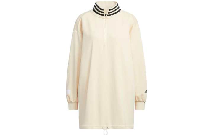 Adidas Adidas Long Sleeved Dresses Women's Malted Yellow Moderate Mid Length