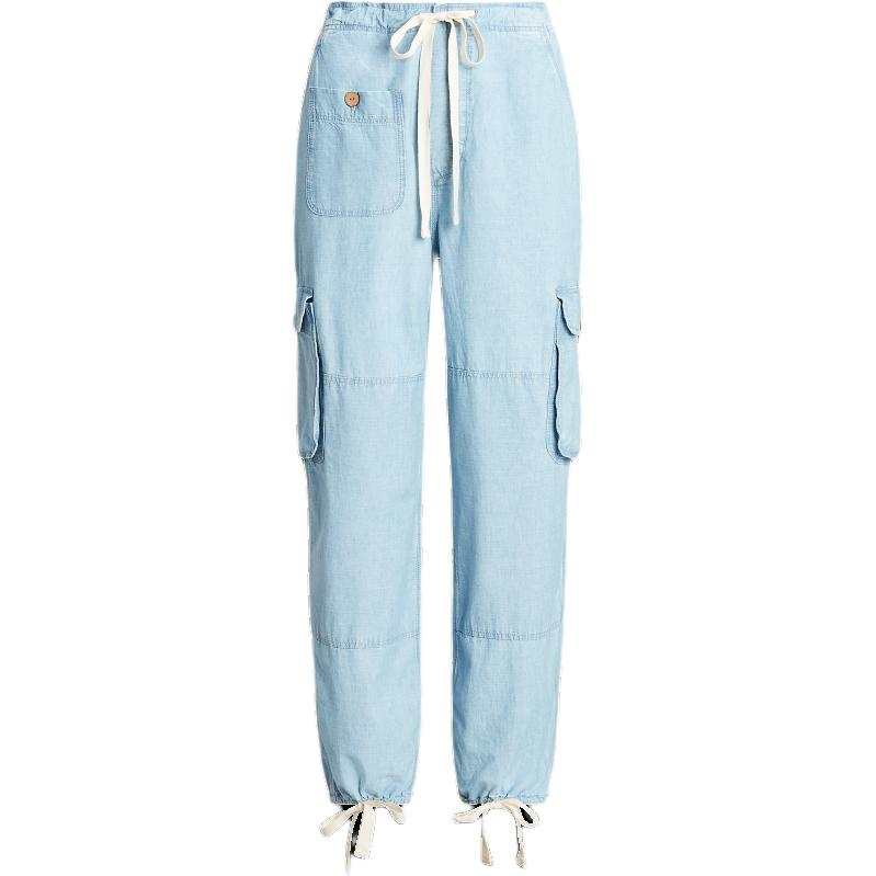 Polo Ralph Lauren SS24 Cargo Pants Women's Blue