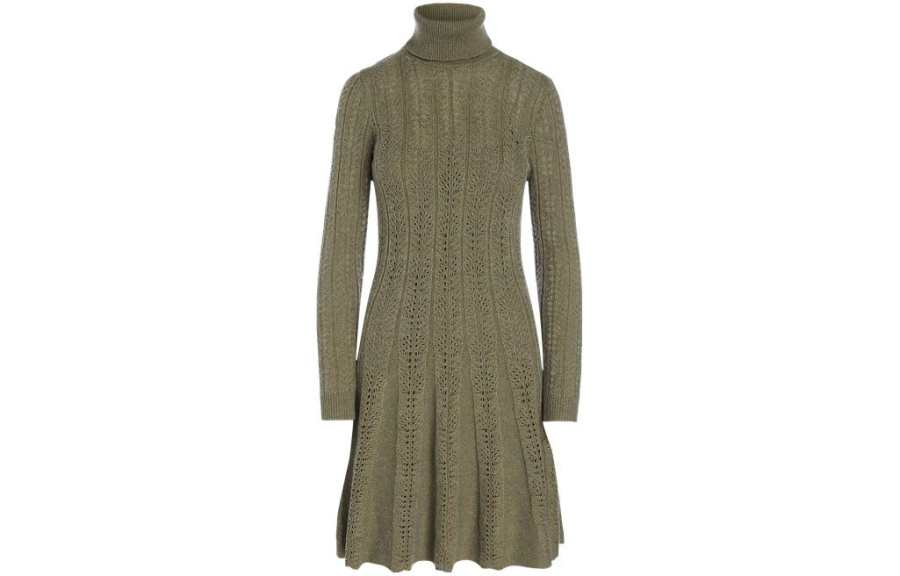 LAUREN RALPH LAUREN Long Sleeved Dress Women's Green