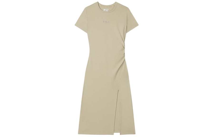 FILA Short Sleeved Dress Women's Blue Khaki