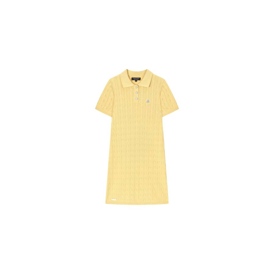 Teenie Weenie Short Sleeved Dress Women's Yellow