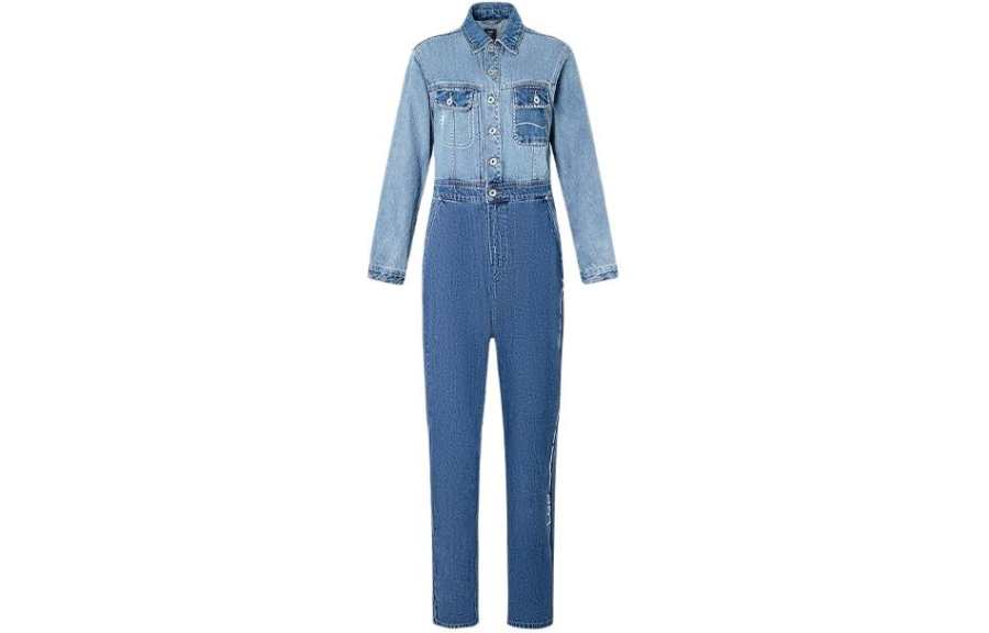 Lee Lee Jumpsuit Women's Medium Blue