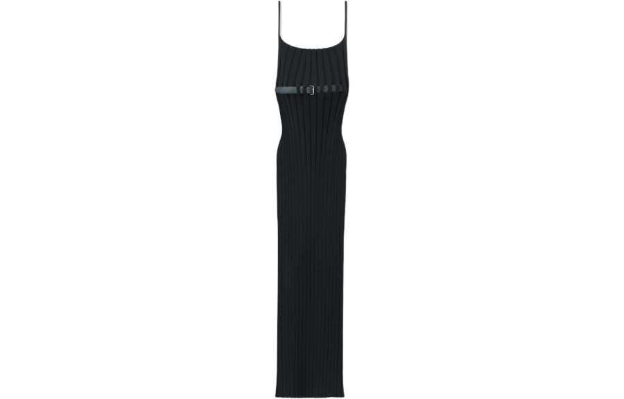 Alexander Wang Alexander Wang Belted Square Neck Dress