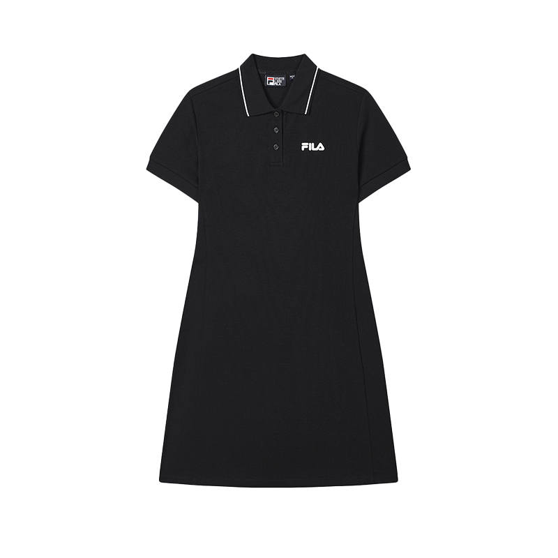 FILA ORIGINALE Short Sleeved Dress Women's Jet Black BK