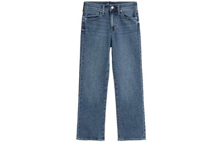 GAP Jeans Women's Blue Moderate Straight Fit Pants
