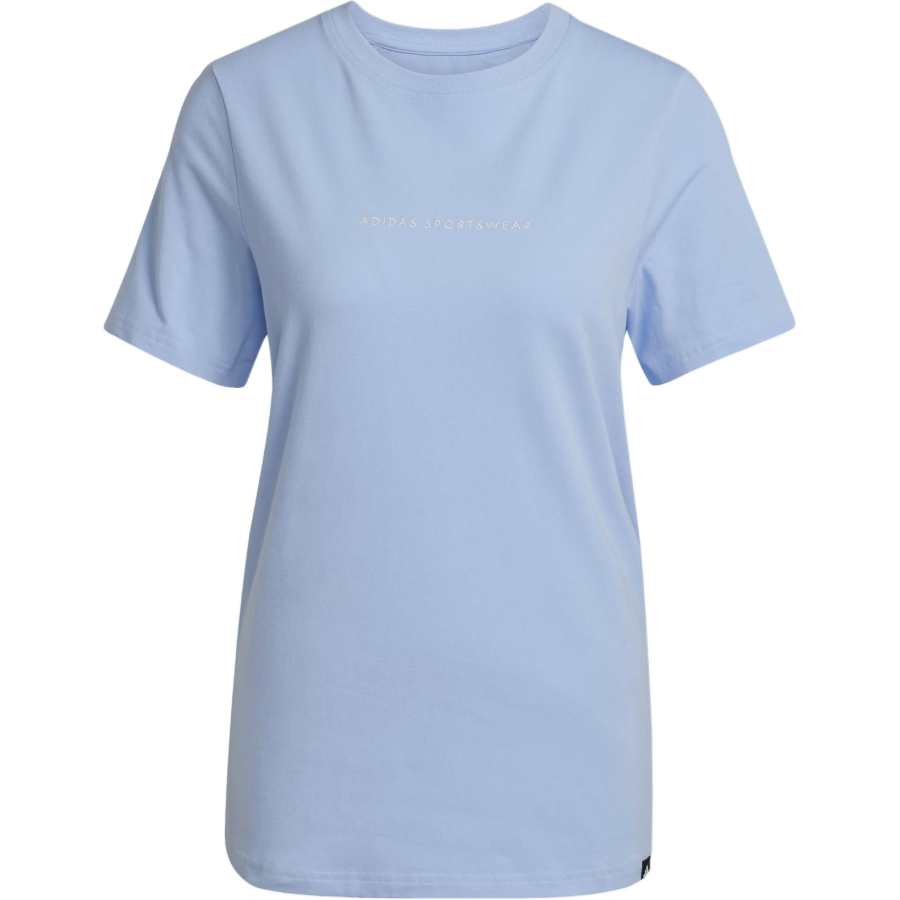 Adidas Adidas Sportswear T Shirt Women's Glossy Finish Blue