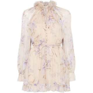 Zimmermann SS24 Casual Shorts Women's Light Beige