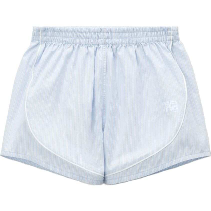 Alexander Wang T By Alexander Wang Piping Track Shorts