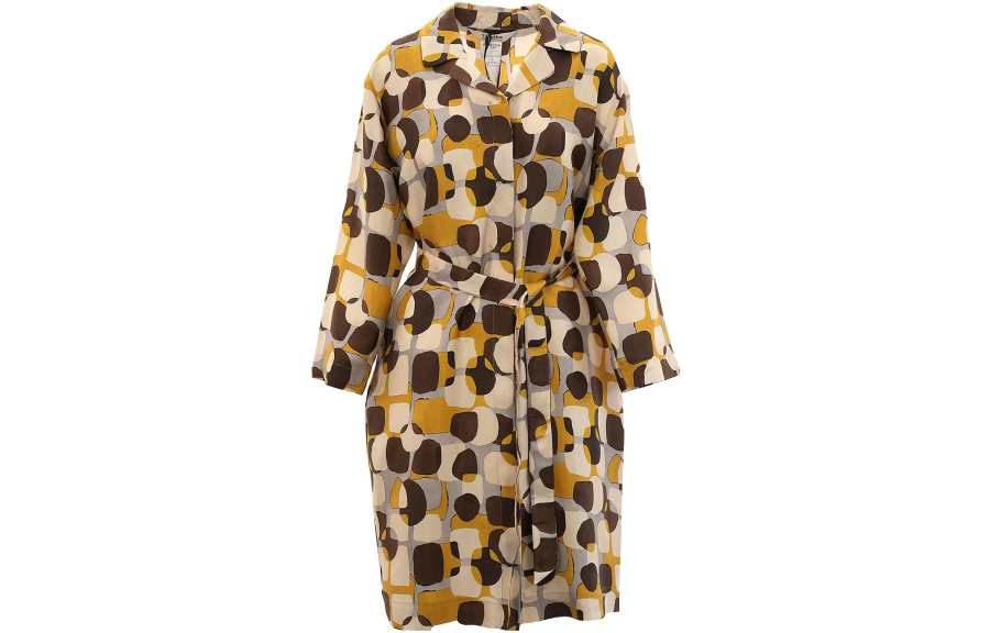'S MAX MARA Long Sleeved Dresses Women's Yellow Moderate Mid Length
