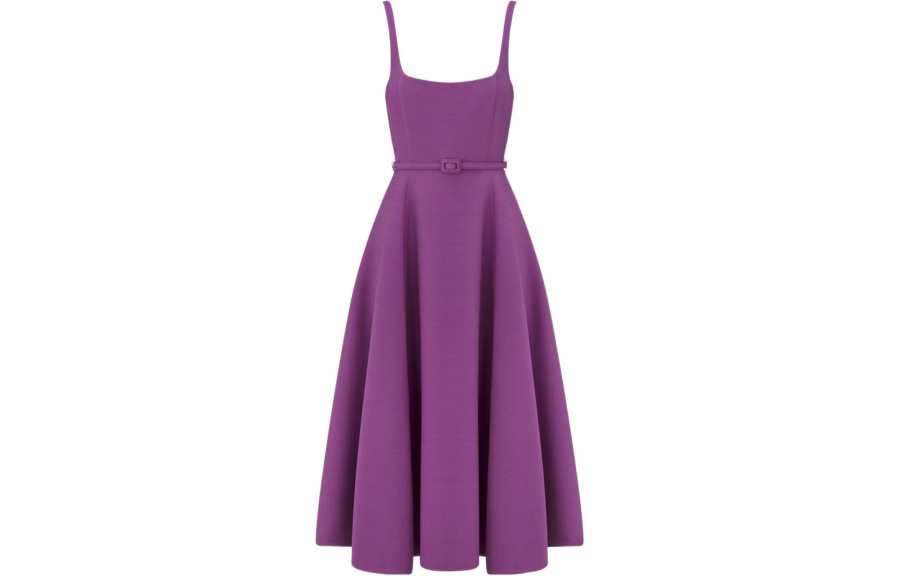 DIOR SS24 Slip Dress Women's Purple
