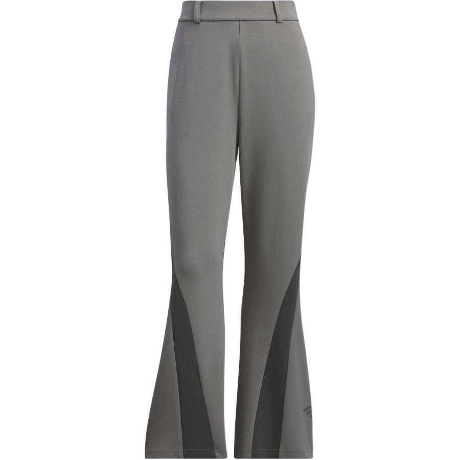 Adidas Adidas FLARED LEG KNIT JOGGERS Knitted Sweatpants Women's Gray