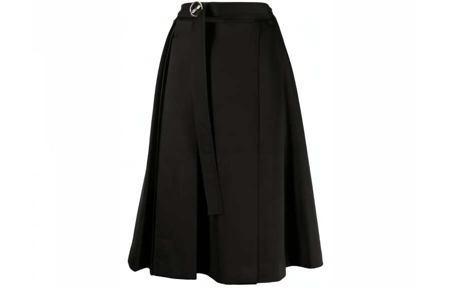 WE11DONE WE11DONE pleated midi skirt