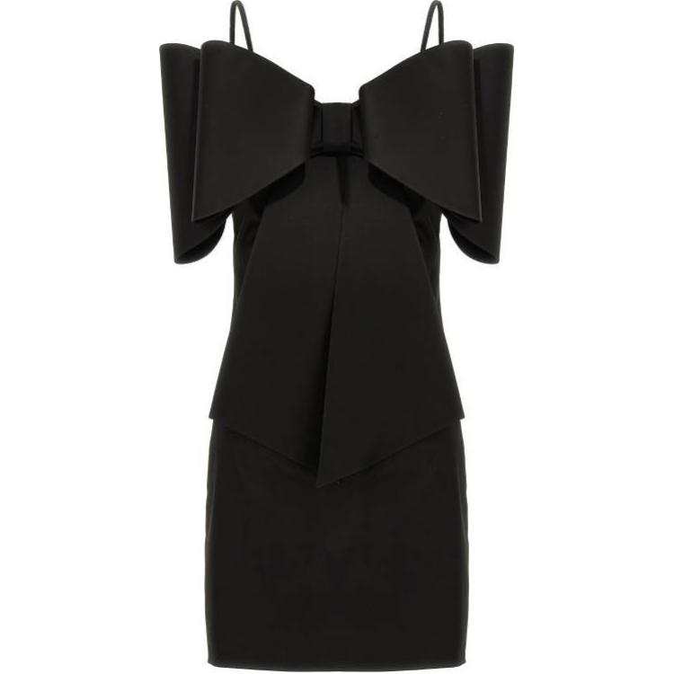 Mach & Mach Le Cadeau organza mini dress
