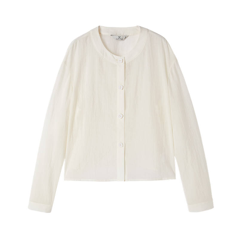 XIANGYING Shirt Matching Set Women's Ecru