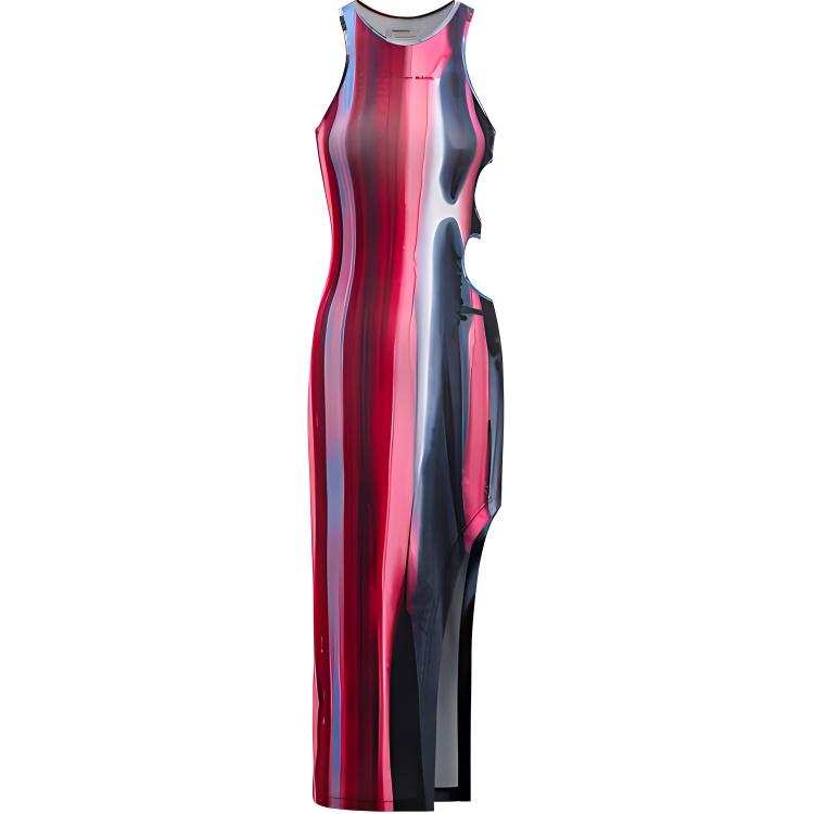 Feng Chen Wang Sleeveless Dress Women's Red