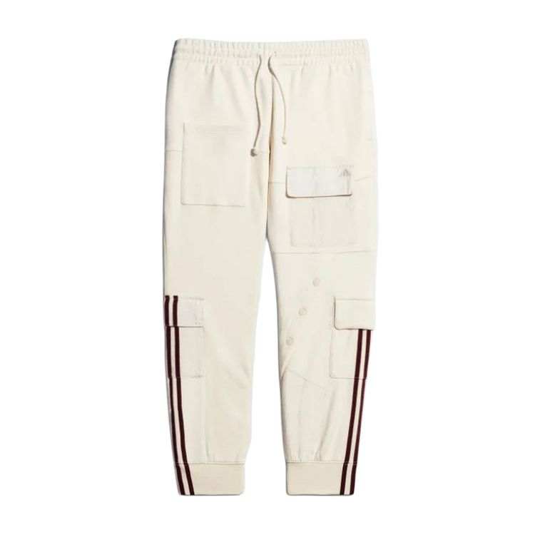 Adidas Originals x Ivy Park ADIDAS CARGO Fleece Lined Thermal Athleisure Loose Fit Cargo Pants Women's Khaki