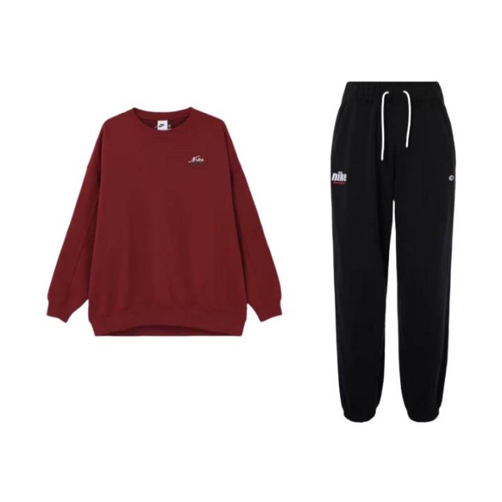 Nike Nike Sweatshirt Sets Women's Crew Neck Moderate