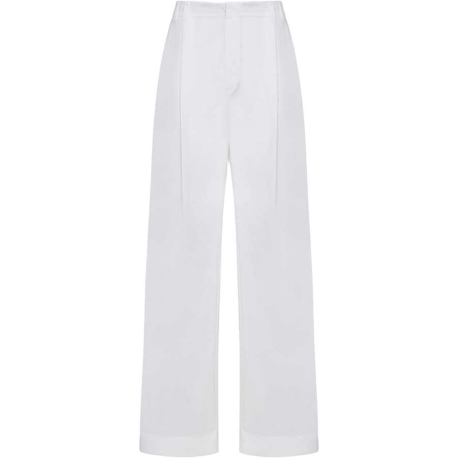 Brunello Cucinelli SS24 Suit Pants Women's White
