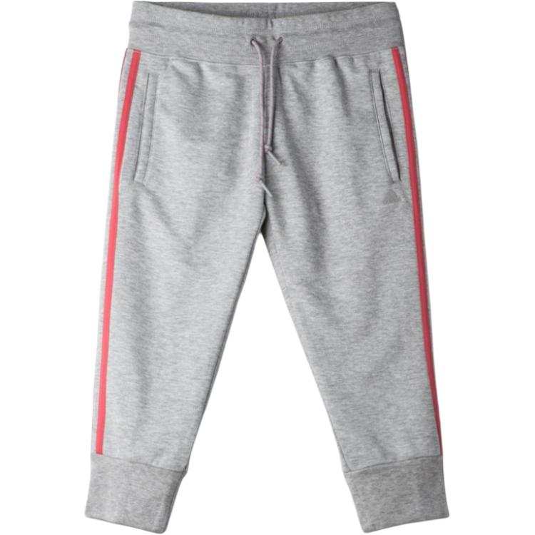 Adidas Adidas ESS 3S 3/4 PANT Knitted Sweatpants Women's Gray