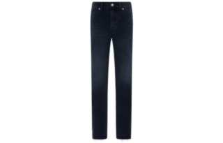 Calvin Klein Jeans Women's Denim Dark Blue Moderate Straight Fit Pants