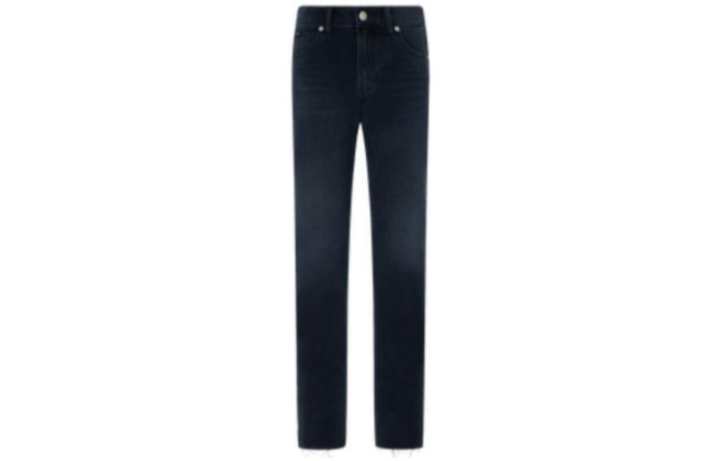 Calvin Klein Calvin Klein Jeans Women's Denim Dark Blue Moderate Straight Fit Pants