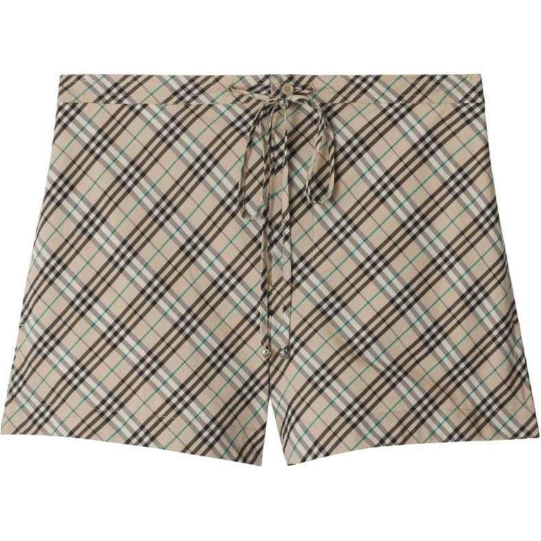 Burberry Burberry Vintage Checked Drawstring Shorts