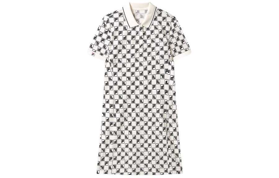 FILA ORIGINALE Short Sleeved Dress Women's All Over Print