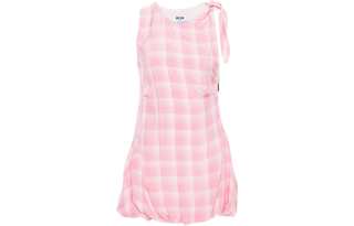 MSGM Check-pattern Sleeveless Dress