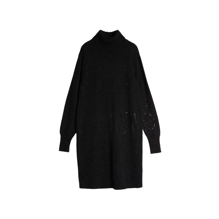 ELLE Long Sleeved Dress Women's Black
