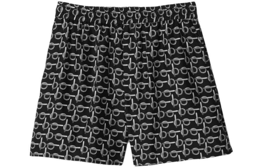 Burberry Burberry B-print silk shorts
