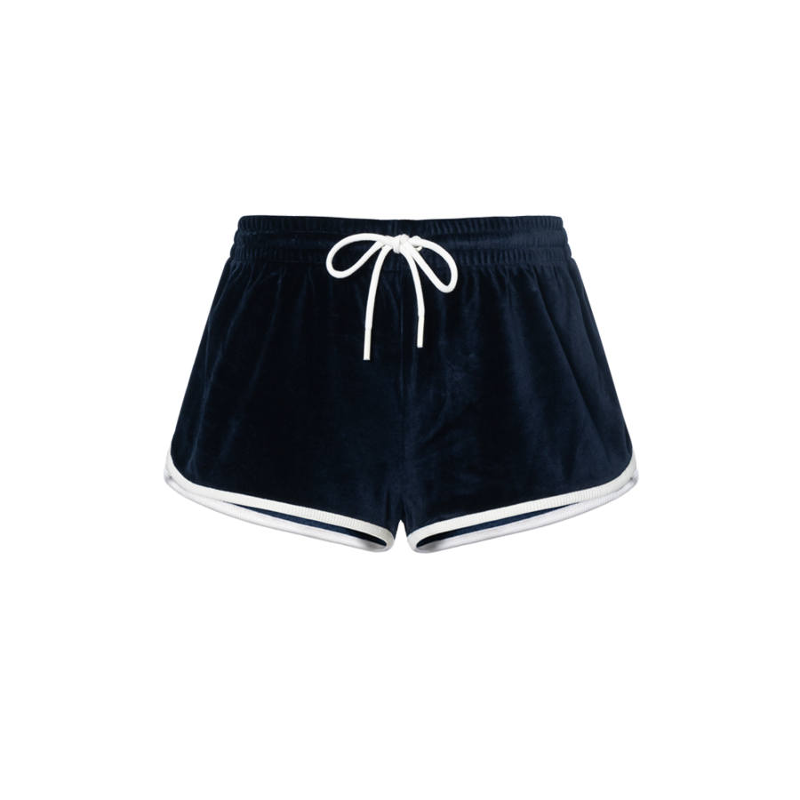 CELINE CELINE Triomphe Mini Shorts In Velvet Jersey