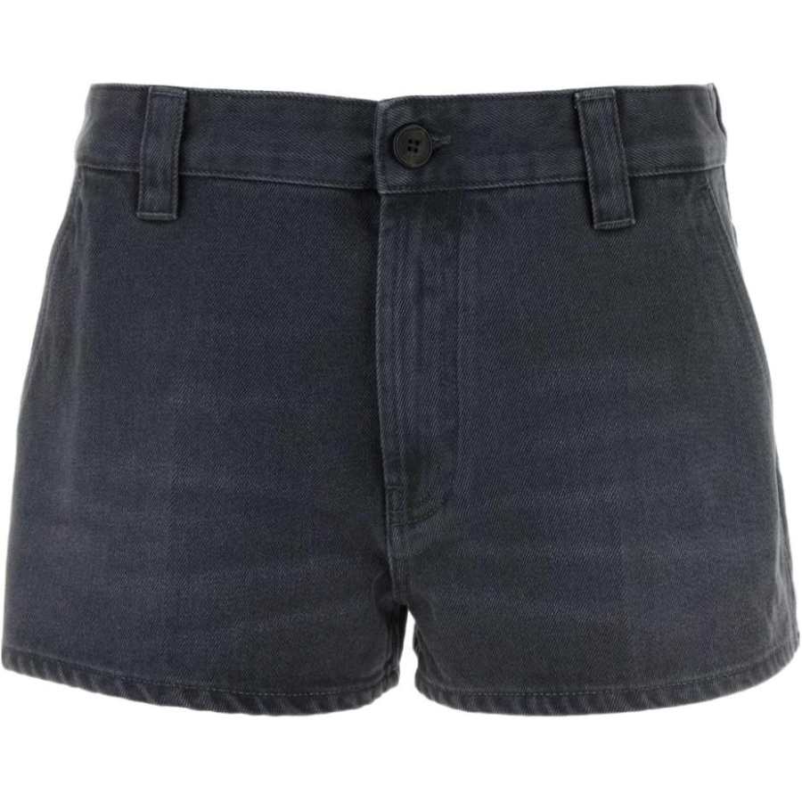 MIU MIU Logo-Detailed Shorts