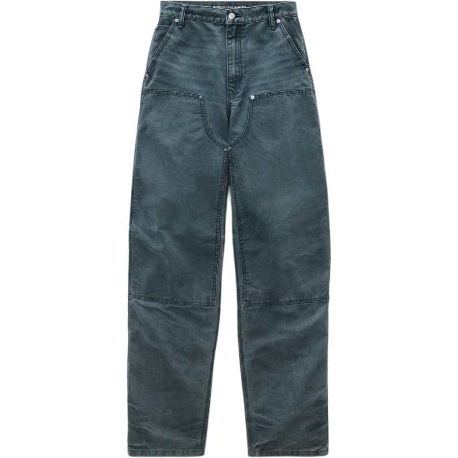 Alexander Wang FW24 Jeans Women's Gray Blue