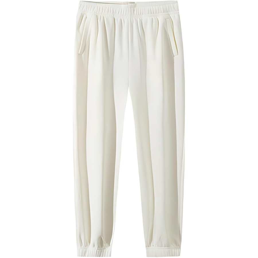 Anta Variety Training Collection Knitted Sweatpants Women's Vanilla White